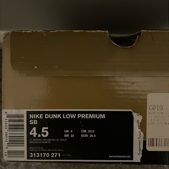 Nike Dunk SB - Gibson 4.5 - Picture 9 of 9